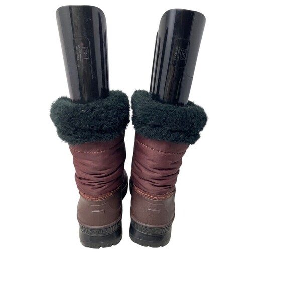 Sorel Duck Boots Women's Size 10 Maroon Boho Embroidered High Ankle Winter - Picture 7 of 12